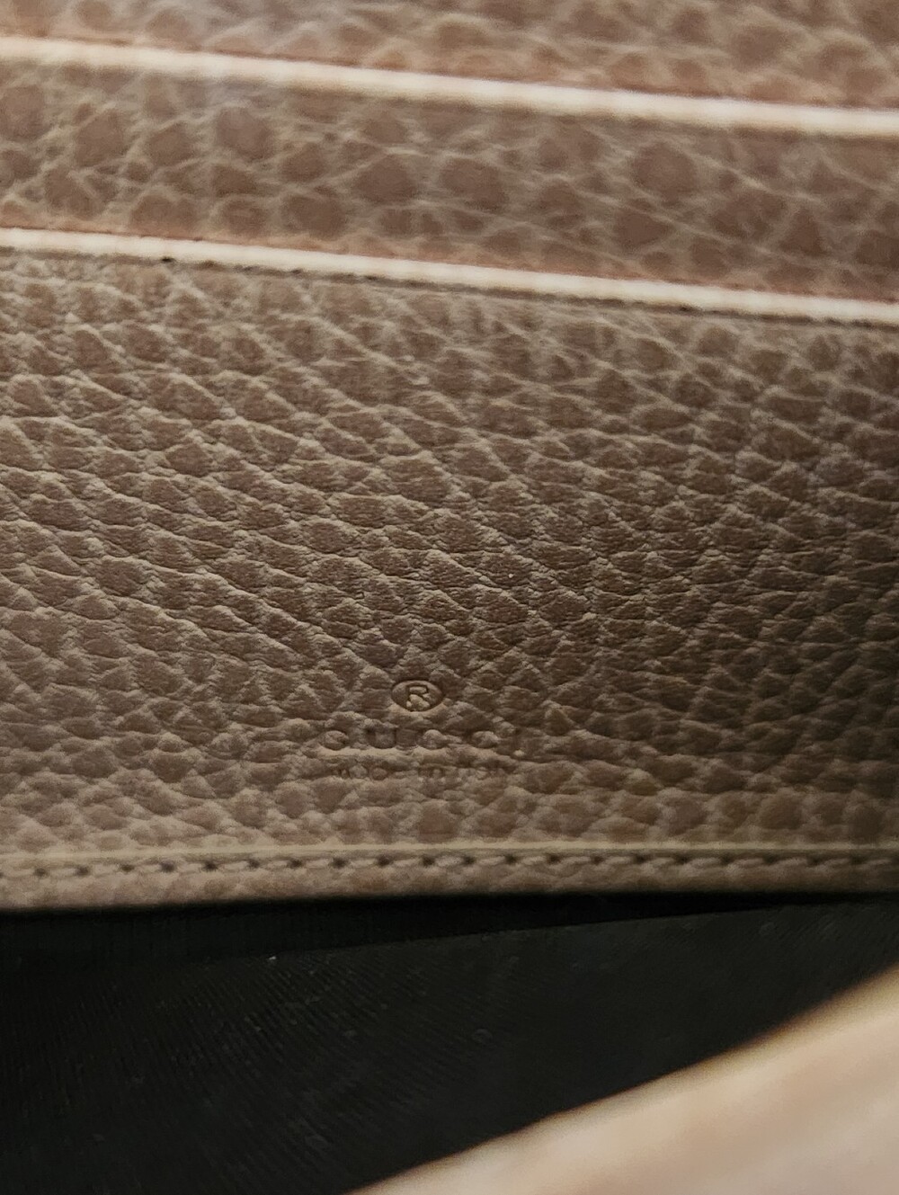 Gucci Pink Leather Marmont Wallet On Chain - Picture 8 of 11